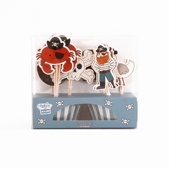 Pirate-Themed Cupcake Kit