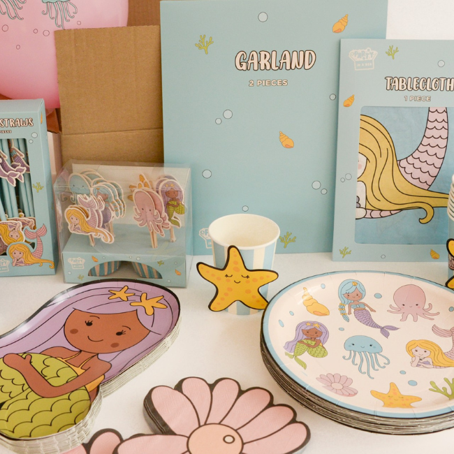 Mermaid-Themed | Party in a Box