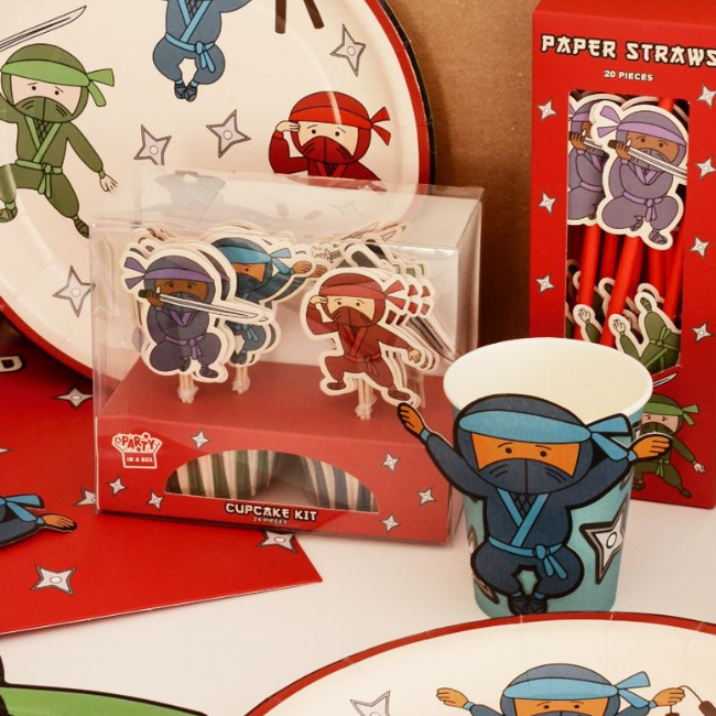 Ninja-Themed Cupcake Kit
