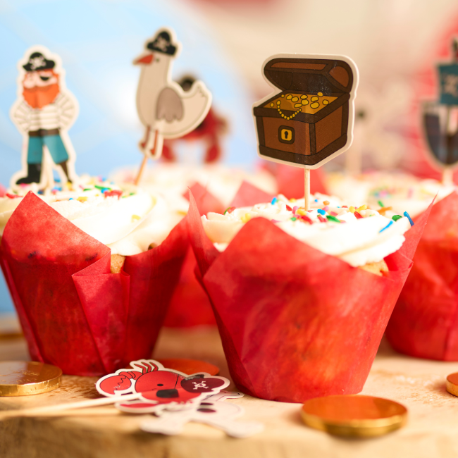 Pirate-Themed Cupcake Kit