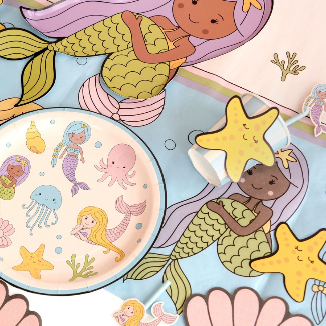 Mermaid-themed Tablecloth