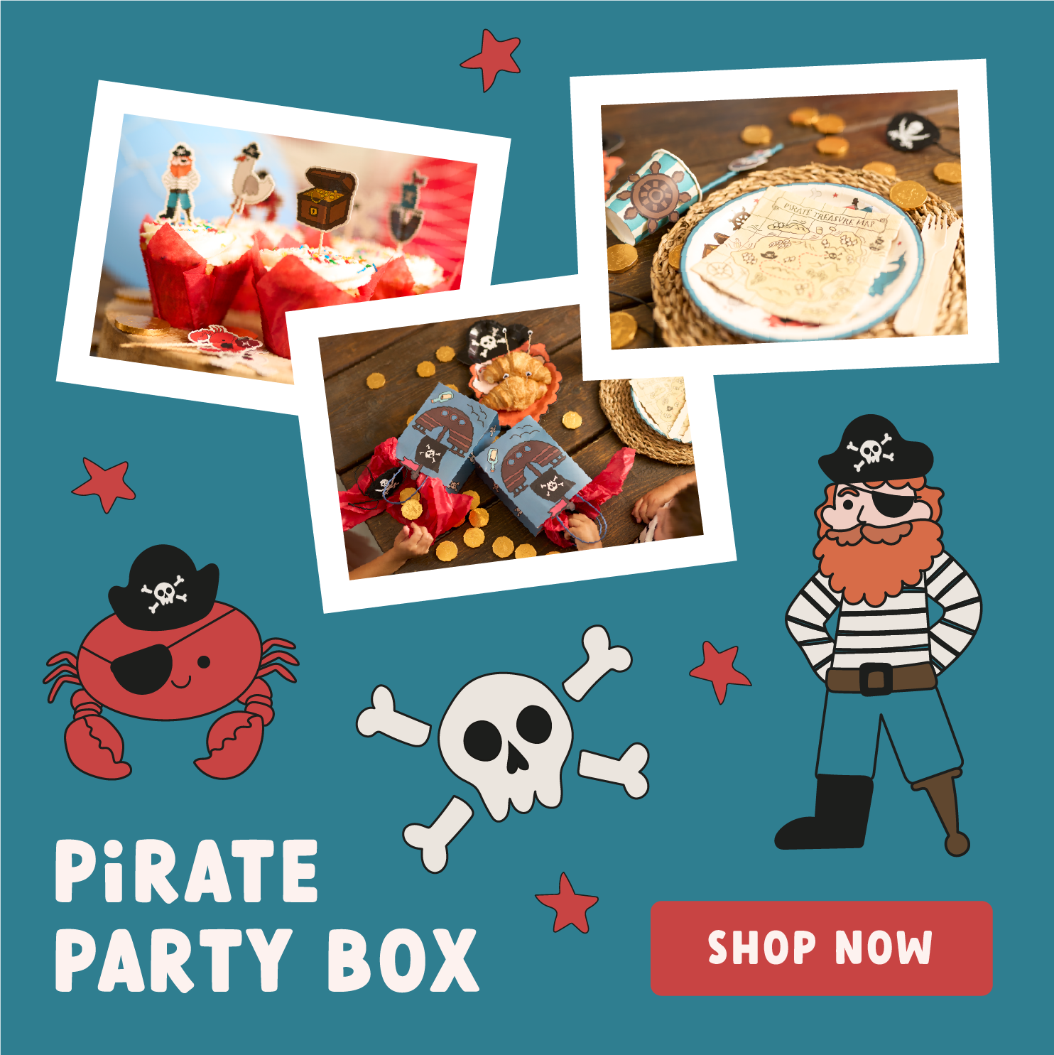 Pirate-Themed | Party in a Box