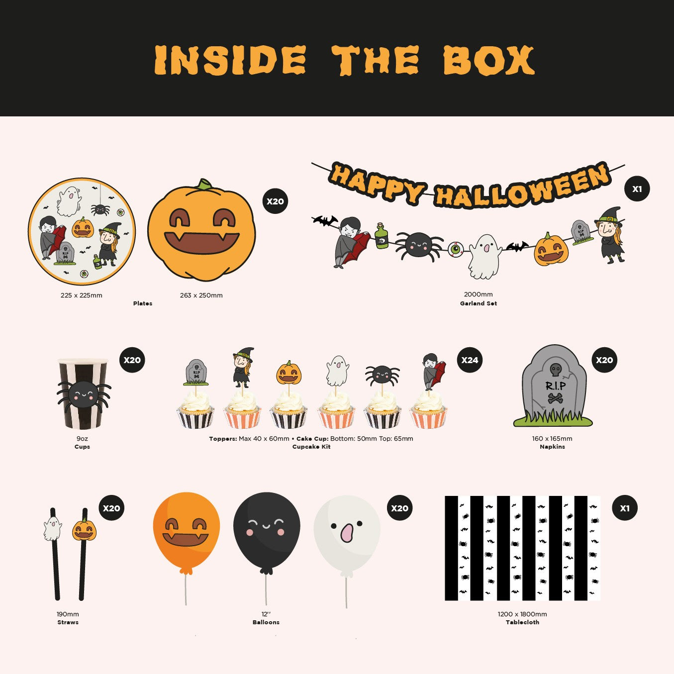 SALE | Halloween Party Box for 20 guests