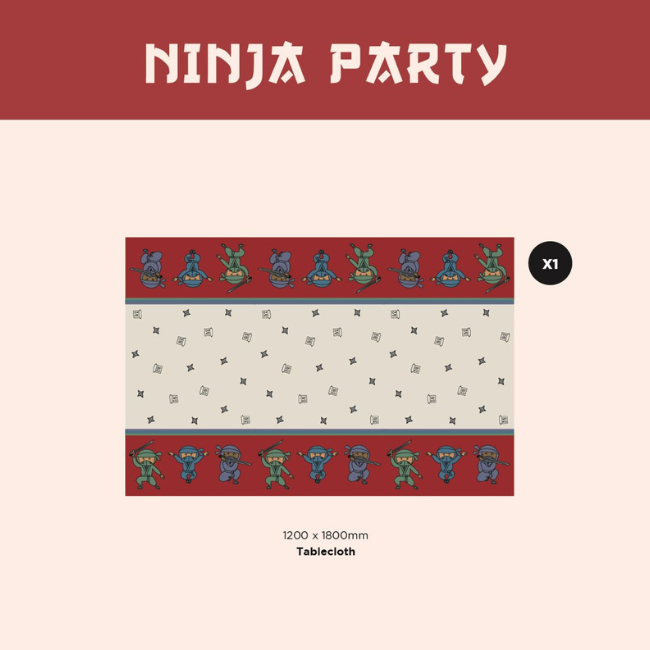 Ninja-themed Tablecloth